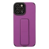 Apple iPhone 12 Pro Max Kılıf Mega Standlı Silikon - Mor