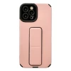 Apple iPhone 12 Pro Max Kılıf Mega Standlı Silikon - Pudra