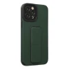 Apple iPhone 12 Pro Max Kılıf Mega Standlı Silikon - Yeşil