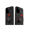 Apple iPhone 12 Pro Max Kılıf Range Yüzüklü Silikon - Kırmızı