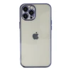 Apple iPhone 12 Pro Max Kılıf Razer Lensli Silikon - Mor