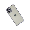 Apple iPhone 12 Pro Max Kılıf Razer Lensli Silikon - Mor