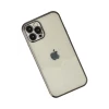 Apple iPhone 12 Pro Max Kılıf Razer Lensli Silikon - Siyah