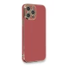 Apple iPhone 12 Pro Max Kılıf Volet Silikon - Kırmızı