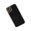 Apple iPhone 12 Pro Max Kılıf Volet Silikon - Siyah