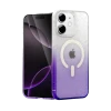 Apple iPhone 12 Pummel Shiny Magsafe Kapak - Mor