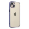 Apple iPhone 13 Kılıf Razer Lensli Silikon - Mor