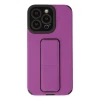 Apple iPhone 13 Pro Kılıf Mega Standlı Silikon - Mor
