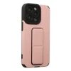 Apple iPhone 13 Pro Kılıf Mega Standlı Silikon - Pudra