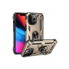 Apple iPhone 13 Pro Kılıf Sofya Yüzüklü Silikon Kapak - Gold