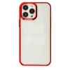 Apple iPhone 13 Pro Max Kılıf Element Silikon - Kırmızı