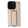 Apple iPhone 13 Pro Max Kılıf Mega Standlı Silikon - Gold