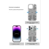Apple iPhone 13 Pro Max Kılıf Mekanik Bumper Kapak - Mavi