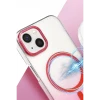 Apple iPhone 14 Glossy Magsafe Kapak - Pembe