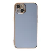 Apple iPhone 14 Kılıf Volet Silikon - Mavi