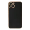 Apple iPhone 14 Kılıf Volet Silikon - Siyah