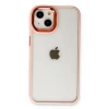 Apple iPhone 14 Plus Kılıf Dora Kapak - Pudra