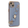 Apple iPhone 14 Plus Kılıf Esila Silikon - Gri