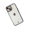 Apple iPhone 14 Plus Kılıf Liva Lens Silikon - Mavi