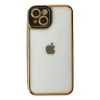 Apple iPhone 14 Plus Kılıf Liva Lens Silikon - Siyah