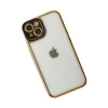 Apple iPhone 14 Plus Kılıf Liva Lens Silikon - Siyah