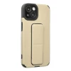 Apple iPhone 14 Plus Kılıf Mega Standlı Silikon - Gold
