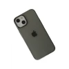 Apple iPhone 14 Plus Kılıf Pc Sert Şeffaf Kapak - Siyah