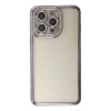 Apple iPhone 14 Pro Kılıf Joke Taşlı Silikon - Mor