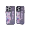Apple iPhone 14 Pro Kılıf Prada Desenli Kapak - Prada Mor - 1