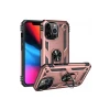 Apple iPhone 14 Pro Kılıf Sofya Yüzüklü Silikon Kapak - Rose