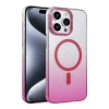 Apple iPhone 14 Pro Max Glossy Magsafe Kapak - Pembe