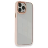 Apple iPhone 14 Pro Max Kılıf Dora Kapak - Pudra