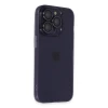 Apple iPhone 14 Pro Max Kılıf Luko Lens Silikon - Siyah