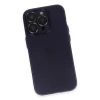 Apple iPhone 14 Pro Max Kılıf Luko Lens Silikon - Siyah