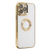 Apple iPhone 14 Pro Max Kılıf Slot Silikon - Gold