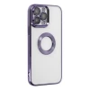 Apple iPhone 14 Pro Max Kılıf Slot Silikon - Mor