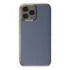 Apple iPhone 14 Pro Max Kılıf Volet Silikon - Mavi
