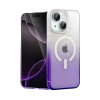 Apple iPhone 14 Pummel Shiny Magsafe Kapak - Mor