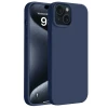 Apple iPhone 15 Kılıf First Silikon - Lacivert