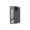 Apple iPhone 15 Kılıf First Silikon - Mürdüm