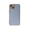 Apple iPhone 15 Kılıf Volet Silikon - Mavi