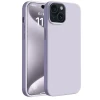 Apple iPhone 15 Plus Kılıf First Silikon - Lila