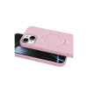 Apple iPhone 15 Plus Regal Magsafe Standlı Kapak - Açık Pembe