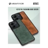 Apple iPhone 15 Pro Kılıf Aras Deri Kapak - Taba