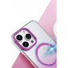 Apple iPhone 15 Pro Max Glossy Magsafe Kapak - Mor