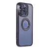 Apple iPhone 15 Pro Max Kılıf Slot Silikon - Mor
