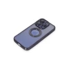 Apple iPhone 15 Pro Max Kılıf Slot Silikon - Mor