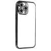 Apple iPhone 15 Pro Max Razer Lensli Silikon - Siyah