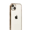 Apple iPhone 15 Razer Lensli Silikon - Çöl Titanyum