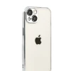 Apple iPhone 15 Razer Lensli Silikon - Gümüş